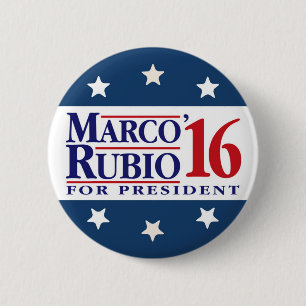 Marco Rubio voor President Ronde Button 5,7 Cm