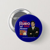Marco Rubio voor president Ronde Button 5,7 Cm (Voorkant /achterkant)