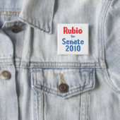 Marco Rubio voor Senaat 2010 Star Design Vierkante Button 5,1 Cm (In situ)