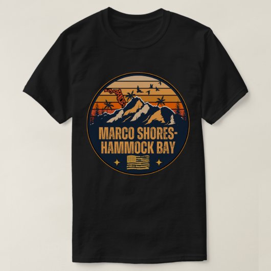 Marco Shores-Hammock Bay, Florida T-shirt (Design voorkant)