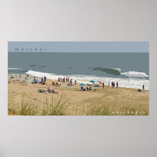 Marconi Beach Poster (Voorkant)