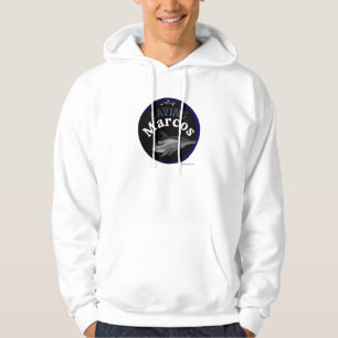 Marcos redden van de dolfijn White Hoodie