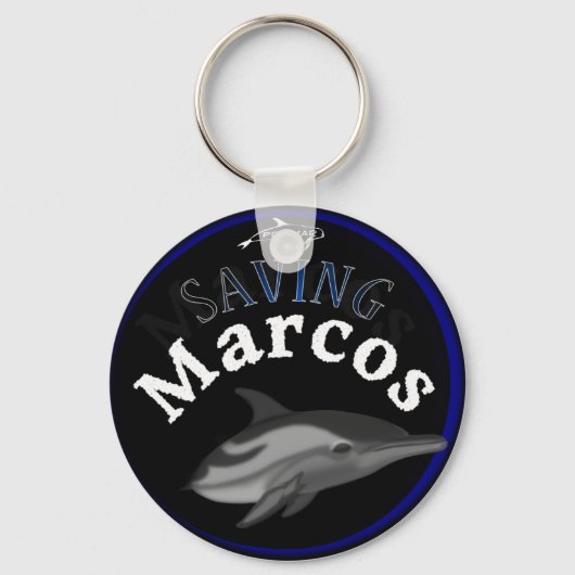 Marcos redden van de dolfijnenSleutelhanger Sleutelhanger (Voorkant)