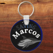 Marcos redden van de dolfijnenSleutelhanger Sleutelhanger (Voorkant)