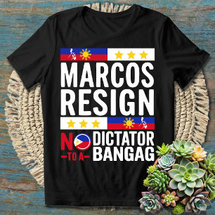 Marcos treedt af - Nee tegen een dictator T-shirt
