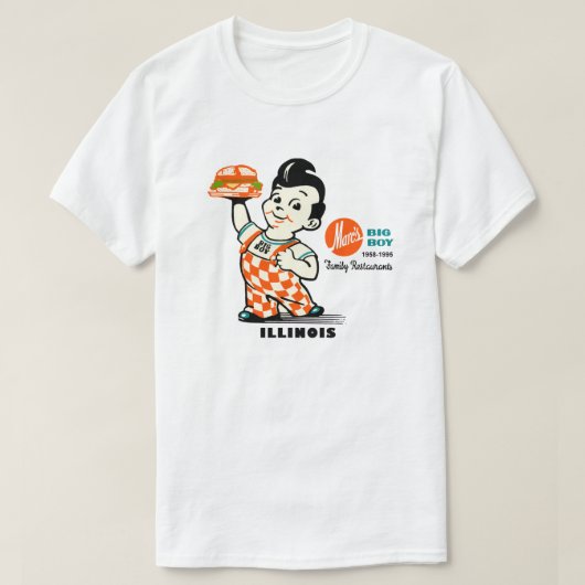 Marc's Big Boy Restaurants of Illinois T-shirt (Design voorkant)
