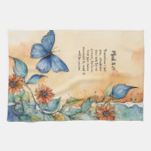 Marcus 11:24 Christelijk Bijbelvers Afbeelding Theedoek (Horizontaal)