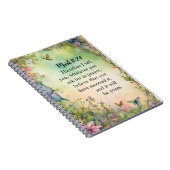 Marcus 11:24 Christelijke Waterverf Afbeelding Notitieboek (Rechterzijde)