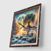 Marcus 11:24 Tijdlijn van het geloof: geloof, ontv Vierkante Klok (Hoek)