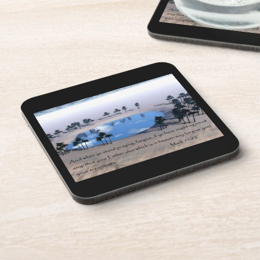 Marcus 11:25 Onderzetters (Linkerzijde)