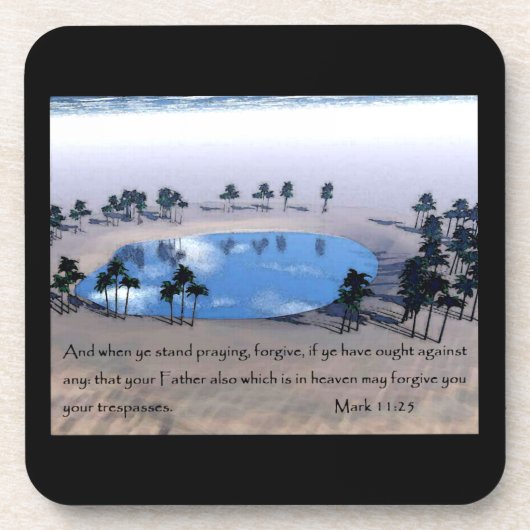 Marcus 11:25 Onderzetters (Voorkant)