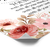 Marcus 12:30 Heb de Heer, uw God, lief Poster (Hoek)