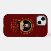 Marcus Aurelius' acteerwerk iPhone 15 Case (Achterkant horizontaal)