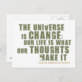 Marcus Aurelius Antoninus Quote Briefkaart (Voorkant / Achterkant)