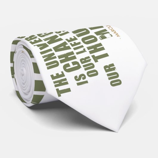 Marcus Aurelius Antoninus Quote Stropdas (Opgerold)