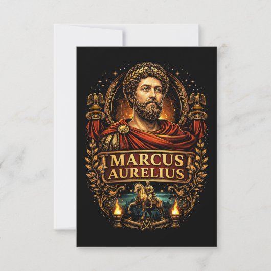 Marcus Aurelius Bedankkaart (Voorkant)