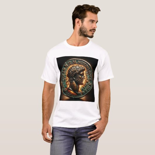 Marcus Aurelius Coin Shirt (Voorkant volledig)
