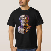 Marcus Aurelius Cyberpunk T-shirt (Voorkant)