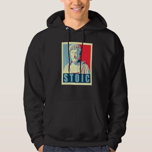 Marcus Aurelius de Romeinse keizer en Stoïcijnse P Hoodie (Voorkant)