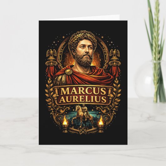 Marcus Aurelius Feestdagen Kaart (Voorkant)