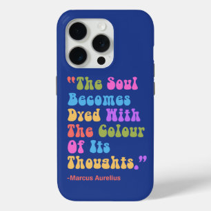 Marcus Aurelius Gedachten Kleur Onze Ziel iPhone 15 Pro Case