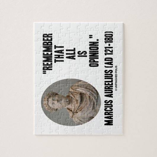 Marcus Aurelius herinnert zich dat alles opiniepri Legpuzzel (Verticaal)