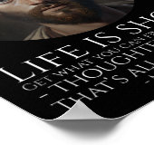 Marcus Aurelius - Het leven is kort - Stoïcijnse f Poster (Hoek)