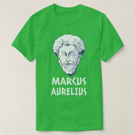 Marcus Aurelius Marcus Romeins keizer filosoof T-shirt (Design voorkant)