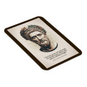 Marcus Aurelius Meditations Quote Illustration Art Magneet (Rechterzijde)