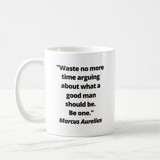 Marcus Aurelius mok koffie (Links)