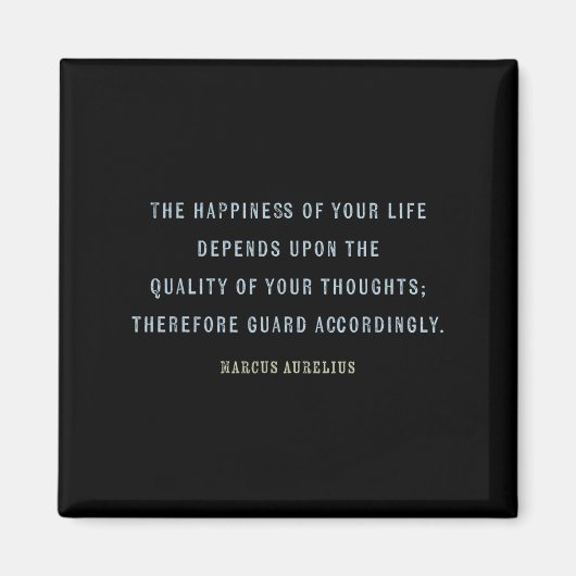 Marcus Aurelius, Motivatie denkwijze Magneet (Voorkant)
