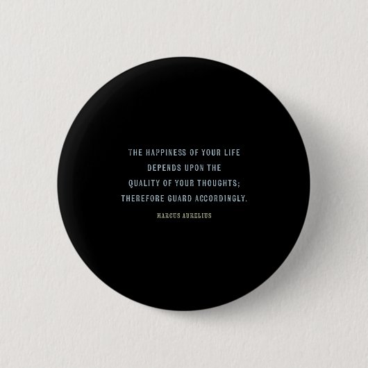 Marcus Aurelius, Motivatie denkwijze Ronde Button 5,7 Cm (Voorkant)