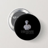 Marcus Aurelius - Motivatie stoïcisme Ronde Button 5,7 Cm (Voorkant /achterkant)