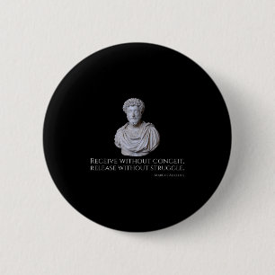 Marcus Aurelius - Oude Rome Stoïcijnse filosofie Q Ronde Button 5,7 Cm