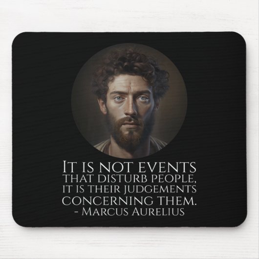 Marcus Aurelius - Oude Romeinse stoïcijnse filosof Muismat (Voorkant)