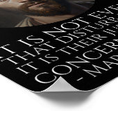 Marcus Aurelius - Oude Romeinse stoïcijnse filosof Poster (Hoek)