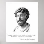 Marcus Aurelius Poster (Voorkant)
