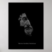 Marcus Aurelius Poster - Stoic Philosophy (Voorkant)