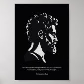 Marcus Aurelius Poster - Stoic Philosophy (Voorkant)