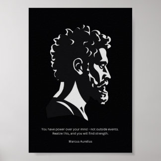 Marcus Aurelius Poster - Stoic Philosophy