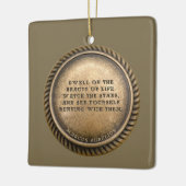 Marcus Aurelius Quote Dwell over de schoonheid van Keramisch Ornament (Links)