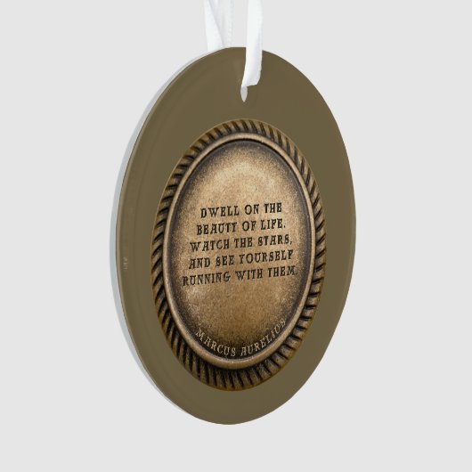 Marcus Aurelius Quote Dwell over de schoonheid van Ornament (voorkant)