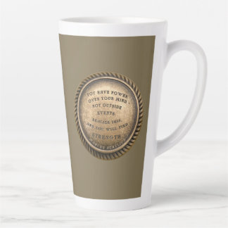 Marcus Aurelius Quote Hoe je kracht vindt Latte Mok