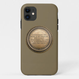 Marcus Aurelius Quote Opinionated Coin Case-Mate iPhone Case