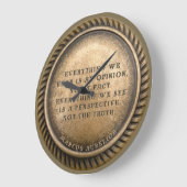 Marcus Aurelius Quote Opinionated Coin Grote Klok (Hoek)