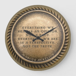 Marcus Aurelius Quote Opinionated Coin Grote Klok