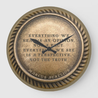 Marcus Aurelius Quote Opinionated Coin Grote Klok