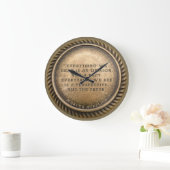 Marcus Aurelius Quote Opinionated Coin Grote Klok (Huis)