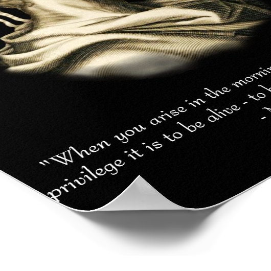 Marcus Aurelius Quote Poster (Hoek)