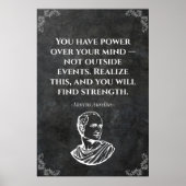 Marcus Aurelius quote. Wise Poster (Voorkant)